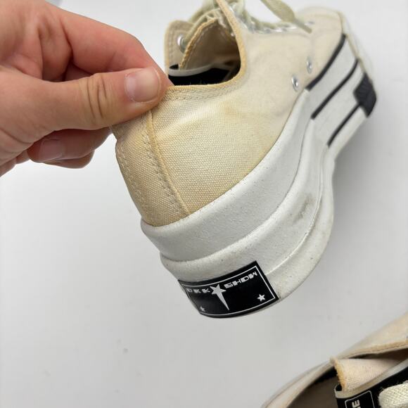 Converse DRKSHDW DBL DRKSTAR Ox Rick Owens Platform Shoes Men's 11 - Picture 13 of 16